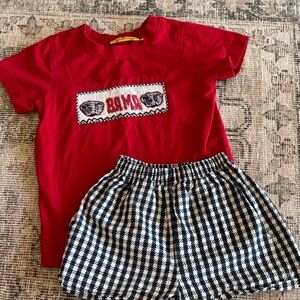 Kid’s Alabama Smocked Set